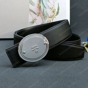 Heren designer riem designer riemen voor mannen Saffiano lederen riem 38MM 6 kleuren reliëfletters goud zilver geëmailleerde metalen gesp riem heren