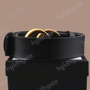 Belt en cuir de ceinture pour hommes pour femmes jeans marron noir ceinture luxe 3,0 3,4 3,8 cm de largeur de boucle en métal ceinture pour hommes à la mode populaire Cintura HG025