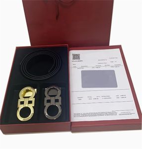 Cinturones de diseño para hombres Cinturón de moda para hombres y mujeres Cinturones para jeans Diseño de lujo Hombres Estampado de moda o cinturón liso Combinación de 3,5 cm Tamaño de caja 105-125 CM Con caja