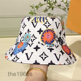 Hombres diseñadores Bucket sombreros Mujeres Fashion Full Bordery Letters Flowers Fisherman Cap -Unisex Summer Casual Trendy Sunshade Sunhats ipff