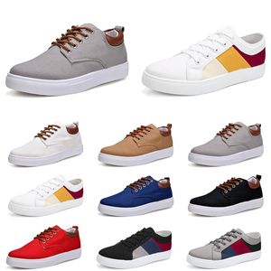 Diseñador de hombres Zapatos casuales Mujeres Zapatillas deportivas sin marca Nuevo estilo plano verde Gris Niebla Blanco Negro Rojo Gris Caqui Azul Moda Zapatos para hombre zapatillas de deporte al aire libre 39-47