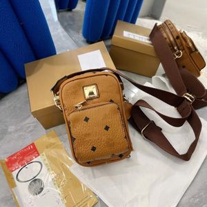 Hombres Diseñador Clásico MC Teléfono Tote Bolsa de compras Mensajero de cuero Maquillaje cosmético Damas con correa para el hombro Embrague para mujer Cartera Lujos CrossBody Bolsas Dhgate