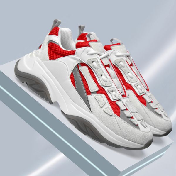 Chaussures de fitness concepteur de concepteur noir blanc rouge qualité cuir sportif mes hommes baskets basshes classiques de style os pour hommes baskets plates chaussures de basket-ball de basket-ball