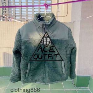 Hombres diseñador chaqueta chaqueta de lana hombre faux shearling prendas de vestir exteriores abrigos corderos lana abrigo de invierno parka abrigo casual moda mujer grueso cálido diseñador el norte 2LELO