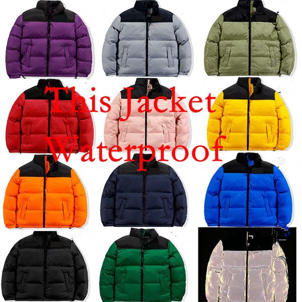 veste de designer pour hommes veste d'hiver pour hommes parka manteaux vestes imperméables jaune 4XL lettre poche zippée jusqu'à luxe manteau en duvet pour femme jacke brise-vent jacken pour hommes