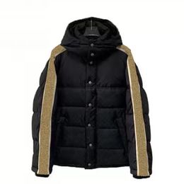 Men Designer Jacket Dames Winterjas Down Down Puffer Jackets Giubbotto Uomo Vrouwelijke mannelijke luxe Warme Hapleed Dikke Outerwear Oversize Streetwear Clothing