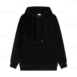 Mannen ontwerper Jacquard katoenen handdoek Hoodies mode heren dames jas winter jassen sweatshirt hoodie capuchon sweater oversized down iffcoat