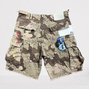 Heren Designer Jeans Dames Heren Unisex Camouflage Cargobroek Zomer Casual Shorts