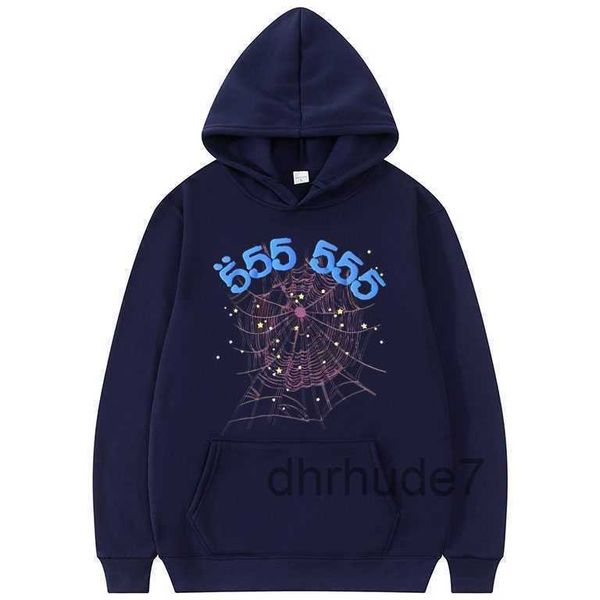 Hombres Diseñador Prendas de punto Sp5der Mujer Sudadera con capucha 555555 Ángel y tela pesada Telaraña Sudadera Jersey Y2k1 8K4C