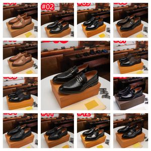 Hommes Designer chaussures habillées luxueuses en cuir à lacets Vintage hommes chaussures formelles décontracté printemps nouvelles chaussures grande taille 38-47