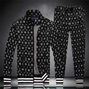 Men Designer Luxury Mens Tracksuit Sweatsuits Long Sleeve Classic Fashion Pocket Running Casual Man Cleren Outfits Pants Jacket Tweede stuk Women Sports Suiflgs