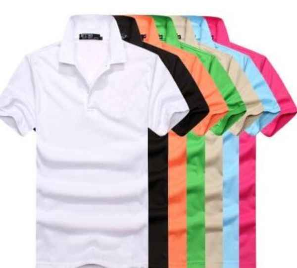 Men de créateur polos couleur de couleur de luxe pour hommes chemises en tissu de coton pur