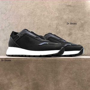 Men Designer Prax 01 Sneakers Technische nylon schoenen platforms Trainers Rubber Lug Sole Black stof Mesh Casual schoen Outdoor Runner Sneaker