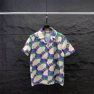 Men Designer Shirts Summer Shoort Sleeve Casual Shirts Fashion Loose Polos Beach Style Ademend T -shirts T -shirts kleding #66