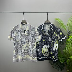 Hommes Chemises de créateurs d'été à manches courtes Chemises décontractées Mode Polos en vrac Style de plage T-shirts respirants T-shirts Vêtements # 0118