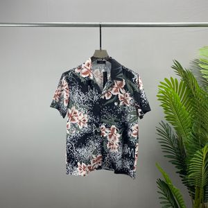 Men Designer Shirts Summer Shoords Sleeve Casual Shirts Fashion Loose Polos Beach Style Ademend T -shirts T -shirts kleding #0141