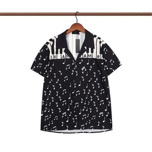 Men Designer Shirts Summer Shoort Sleeve Casual Shirts Fashion Loose Polos Beach Style Ademend T -shirts Tees ClothingQ85