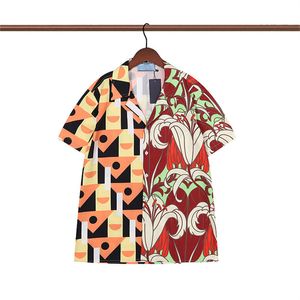 Men Designer Shirts Summer Shoort Sleeve Casual Shirts Fashion Loose Polos Beach Style Ademend T -shirts Tees ClothingQ82