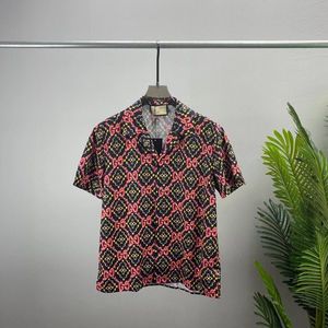 Men Designer Shirts Summer Shoort Sleeve Casual Shirts Fashion Loose Polos Beach Style Ademend T-shirts T-shirts kleding M-3XL Q54