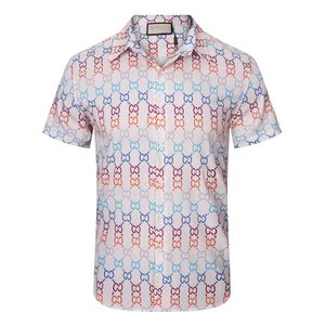 Men Designer Shirts Summer Short Sleeve Casual Shirts Fashion Loose Polos Beach Style Ademende T-shirts T-shirts Kleding 15Colors Maat M-3XL