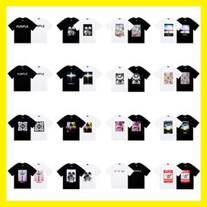 Men designer Tshirt à manches courtes Shirt Summer Fashion Imprimé Shirt Purple Brand T-shirt à manches Casual T-shirt Hip Hop Streetwear