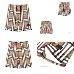 Pantalones cortos de diseñador de hombres Summer Fashion Classic Plaid Sipring Tait Board Board Pantalones Pantalones Pantalones de natación para hombres Pantal