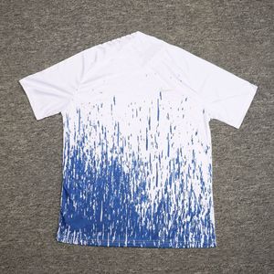 Hombres diseñador Camiseta de la camiseta europea y americana con las letras Personalidad Impresión grande T-shirt T-shirt Juventud casual de manga corta Tee homme Leche Shreds Quick-Dry