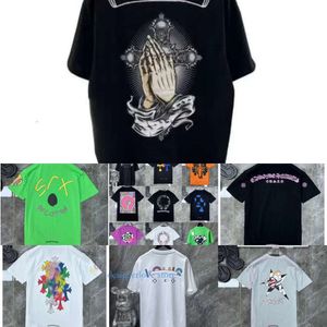 Men Designer T -shirt Hart Nieuw Chromis Hip Hop Katoen Operized For Women Shirt Vintage gewassen Black T -shirt Harajuku T -stuk kwaliteit