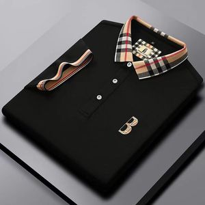 Men designer T-shirt Polo Shirt brodé à manches courtes à manches courtes Coton Coréen Classic Vêtements Summer Top Asian Plus Size Fashion Breathable Tshirt Z950 #