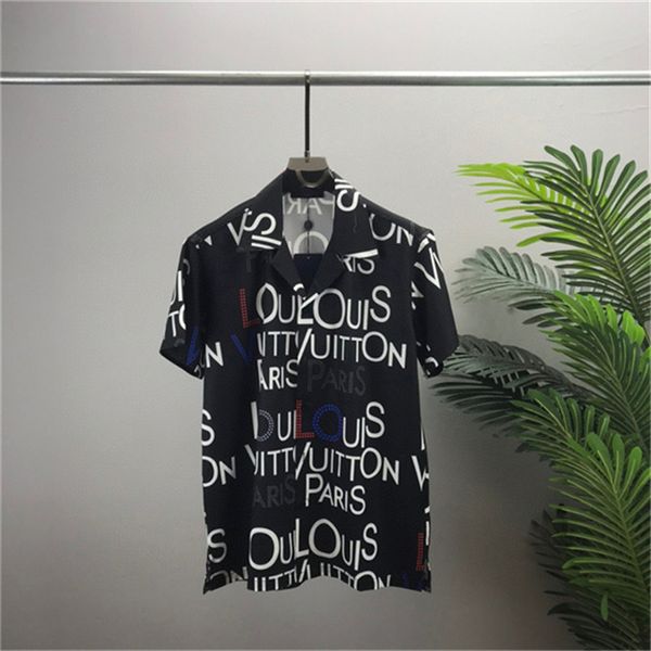 Camiseta de diseño de hombres camisas de vestir para hombre de verano