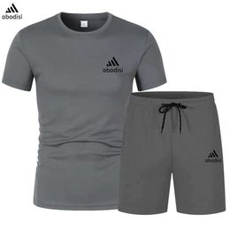 Men Designer Tracksuit 2023 Summer Hot T-shirt shorts Heren Sportset Brand Print Leisure Fashion Cotton Shor Cheap Loe