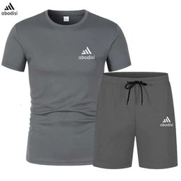 Men Designer Tracksuit 2023 Summer Hot T-shirt Shorts Men's Sports Set Brand Print Leisure Fashion Cotton Shor cheap loe
