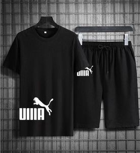 Men Designer Tracksuit Mens T -shirt Luxe hoogwaardige zomerheren tracksuits Jogger Pakken afdrukken katoen mannen sportkleding mannelijk CL9430960