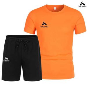 Hommes Designer Tracksuit Summer Hot T-shirts Shorts Sports Men Set Sports Brand Imprimé Loisir Coton Coton court-bas