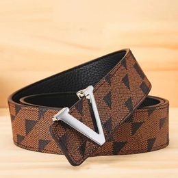 Ceintures de créateurs pour hommes, boucle en cuir véritable, largeur 3.8cm, de haute qualité