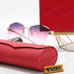 Mannen Ontwerpers Zonnebrillen American Eyewear Bril Lenzenvloeistof Randloze pasvorm Dames Optie Shades Polariseren Uv400 Bescherming Riding Beach 2306083BF