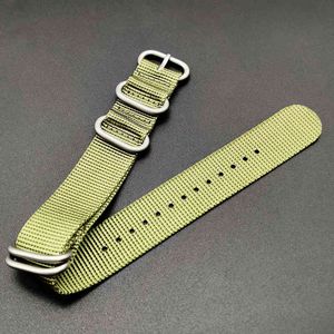 Mannen Duiken Horloge Accessoires 20mm 22mm Generic Horlogeband NAVO Nylon Waterdichte Rubber Riem Staal Sportriem