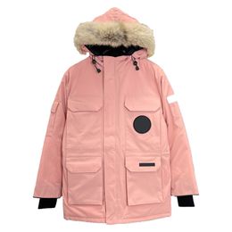 Chaqueta de plumón para hombre Abrigo de invierno de Canadá Chaqueta gruesa y cálida de diseñador Ropa de trabajo Chaqueta Chaqueta de plumón de marca de ganso para mantener la moda gruesa al aire libre Parka de alta calidad