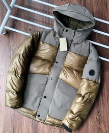 Doudoune à capuche souple pour homme, doudoune de marque, coupe-vent et imperméable, manteau d'hiver en duvet de canard blanc, 32032