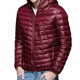 Hommes Down Vestes Automne Hiver Ultraléger Veste Blanc Canard Down Manteau Mâle Hiver Casual Down Vestes Manteaux Chaud Parka M1tz #