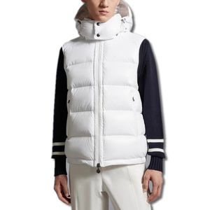 Hombres abajo chaleco diseñador puffer chalecos blancos con capucha chaleco para hombre invierno unisex pareja bodywarmer chaqueta para mujer sin mangas al aire libre cálido chaleco grueso