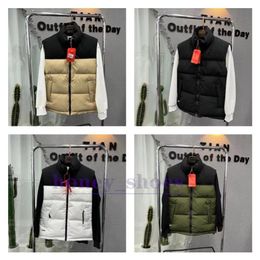 Mannen DOWN winter Luxe donsjack Noord Polartec vest Mannelijke Sport Capuchon Jassen Bomber Kraag Met Ritsen Outdoor gezicht Coat279T