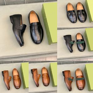 Herren-Kleiderschuhe, italienische Designer-Loafer, echtes Leder, Herren-Business-Luxus, lässig, modisch, Leder, Wildleder, Lack, Spikes, flach, Hochzeit, Party