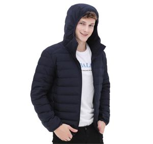 Men Duck Down Jacket with Hoodies 90 Down Contentultra Ultra Light Winter Lange Mouw Solid Winter Coat Portable Outsable Spring4572250