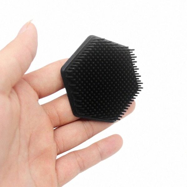 Hombres Cepillo de limpieza facial Scrubber Soft Silice Miniatura Cara Limpieza profunda Afeitado Masaje Cara Exfoliante Cepillo Limpiador facial pequeño b9SI #