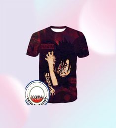 Men Fashion 3D T-shirt Nieuwheid T-shirts Casual streetwear Men Women Tops Creative Printed T-shirts met korte mouwen 16 Styles9226366