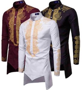 Men Fashion Africa Clothing Camiseta larga ropa de vestir africana Rata de hip hop Africaine Casual World apar y220214739755555