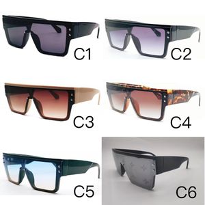 Lunettes de soleil de lunettes de mode pour hommes avec lettre de miroir imprimer des verres de soleil de créateur de luxe pour hommes UV400 temples en métal