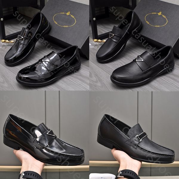 Mentes de mode morelles de créateurs de chaussures en cuir authentique pour hommes de bureau d'affaires