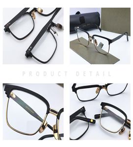 Mannen Mode luxe Vintage Oog Transparante metalen Bril Helder Brillen Bijziendheid Presbyopie Recept Optische Brilmonturen 8243233